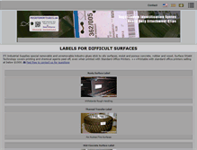Tablet Screenshot of precastconcretelabels.com